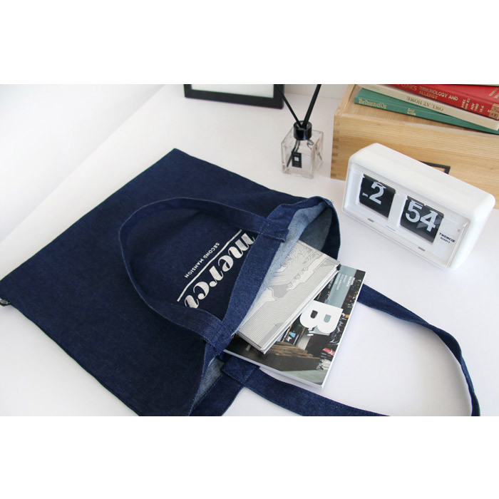 Merci fabric eco tote bag