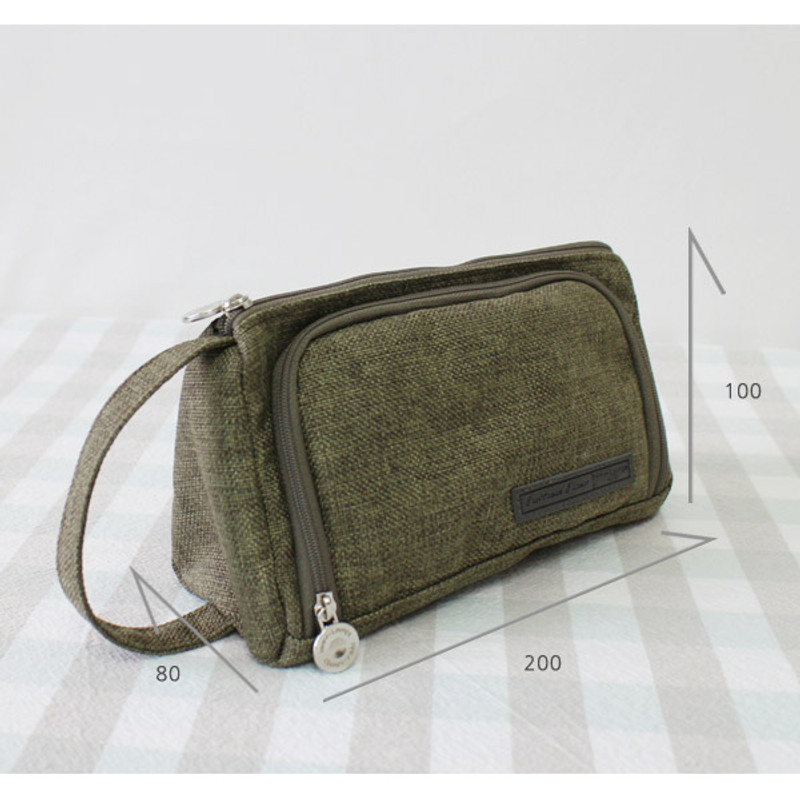 Size of Glance triangle stand up multi pouch Size of Glance triangle stand up multi pouch