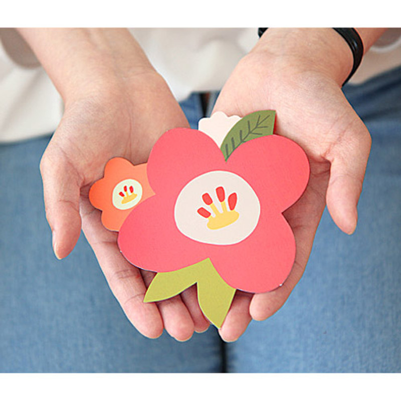 Breezy windy blooming thank you message card Breezy windy blooming thank you message card