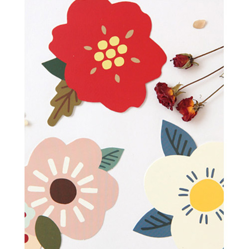 Breezy windy blooming thank you message card Breezy windy blooming thank you message card