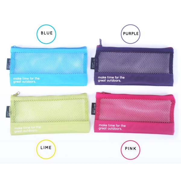 Colors of Life is beautiful travel slim mesh pouch
