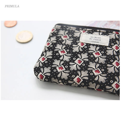 Primula - Heimish pattern small zipper pouch