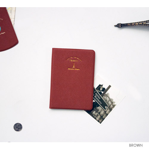 Brown - Take me anywhere travel passport case