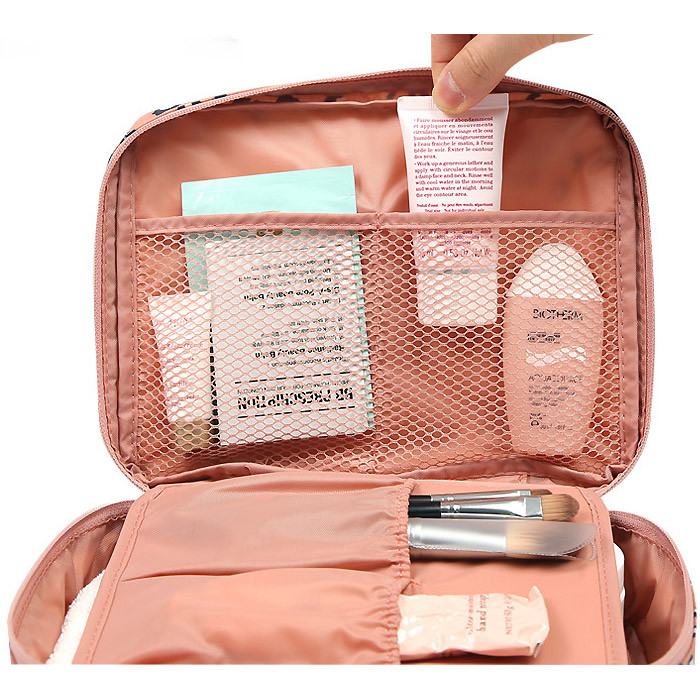 Pattern travel mesh multi pouch bag packing aids 