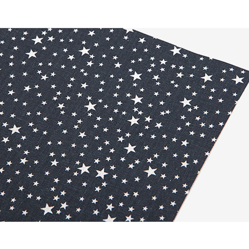 Fabric sticker 1 sheet A4 size - Starry gray Fabric sticker 1 sheet A4 size - Starry gray