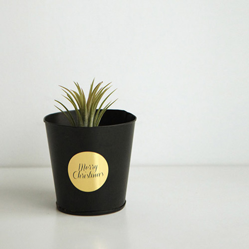 Gold circle deco sticker