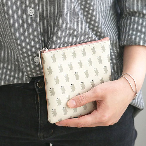 Unique pattern medium zipper pouch