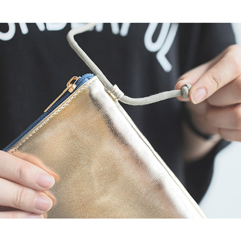 Champagne gold - Aurora glitter square crossbody bag Champagne gold - Aurora glitter square crossbody bag