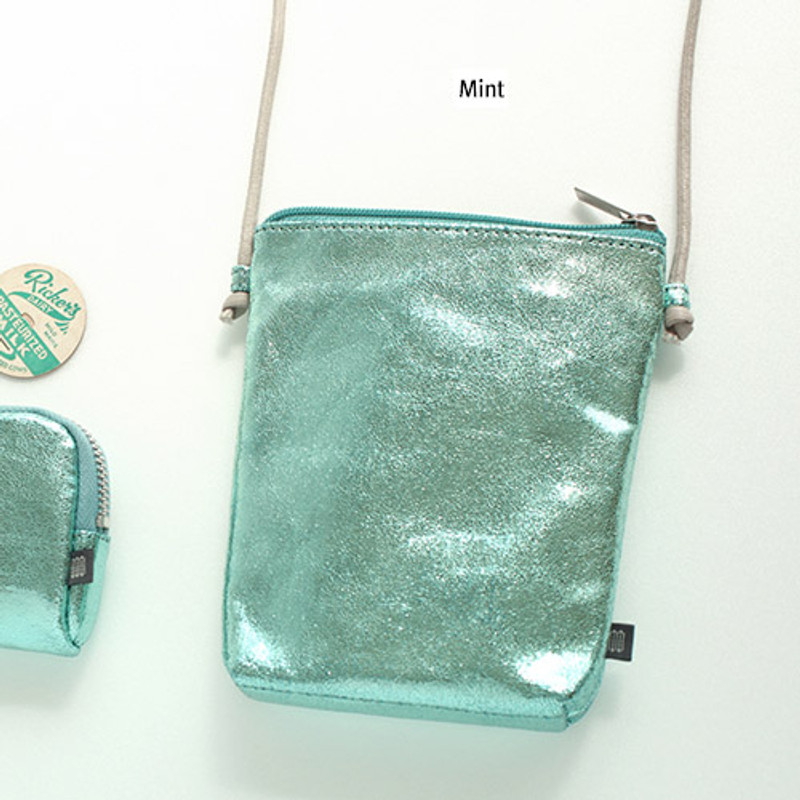 Mint - Aurora glitter square crossbody bag Mint - Aurora glitter square crossbody bag