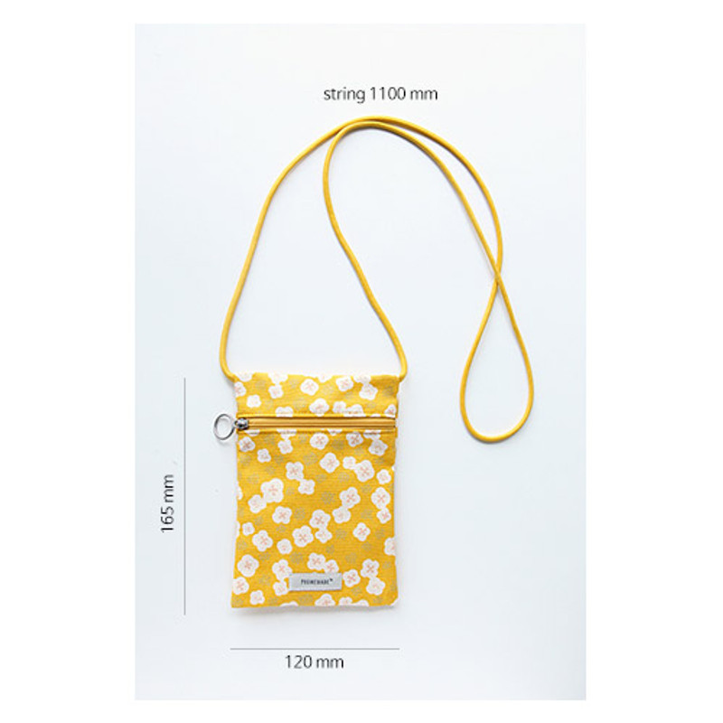 Size of promenade cotton crossbody bag Size of promenade cotton crossbody bag