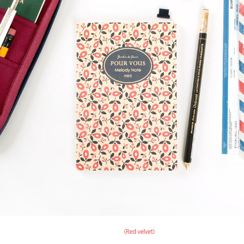 Red velvet - Pour vous melody lined notebook small
