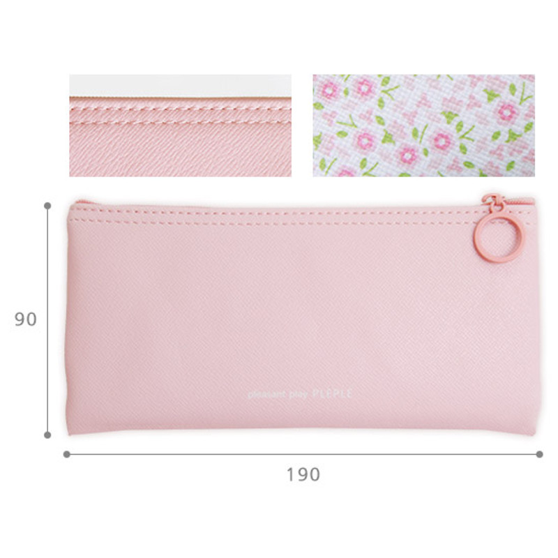 Size of Ololo flower pattern zipper pencil pouch Size of Ololo flower pattern zipper pencil pouch