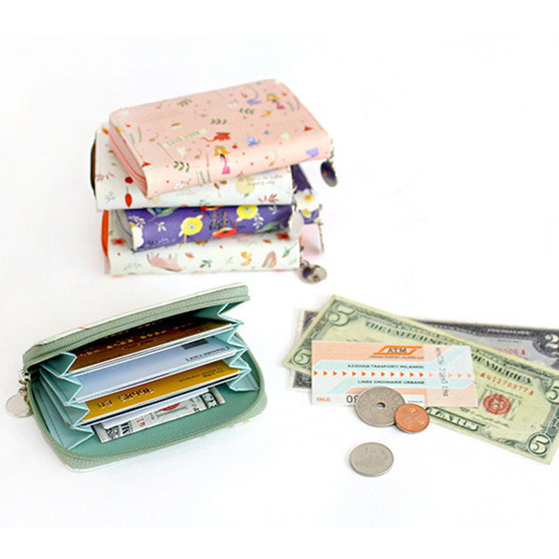 Willow story pattern accordion card case holder Willow story pattern accordion card case holder