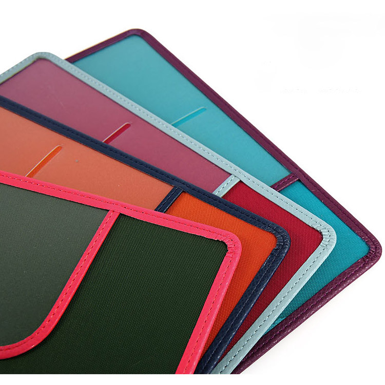 Detail of Classy plain RFID blocking mini passport case