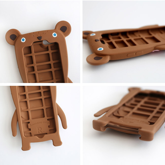 Detail of Monowave cute bear moya iPhone 6 jelly case