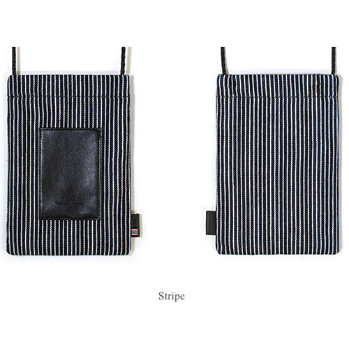 Stripe - The Basic cotton denim small crossbody bag