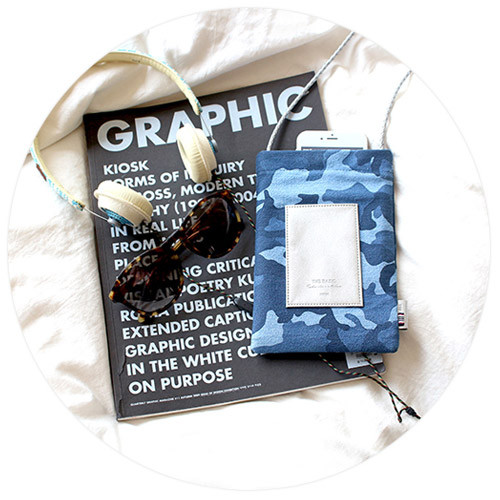 Military - The Basic cotton denim small crossbody bag