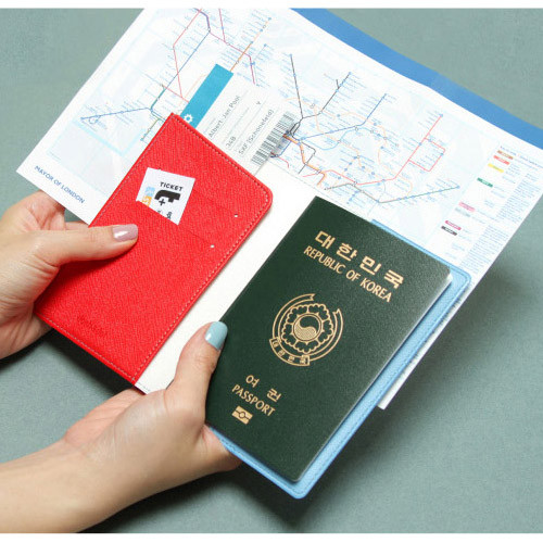 Holiday RFID blocking passport case