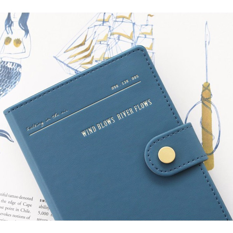 Snap button RFID blocking passport case Snap button RFID blocking passport case