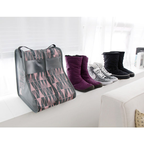 Gray - Pastel scandic ankle boots storage bag