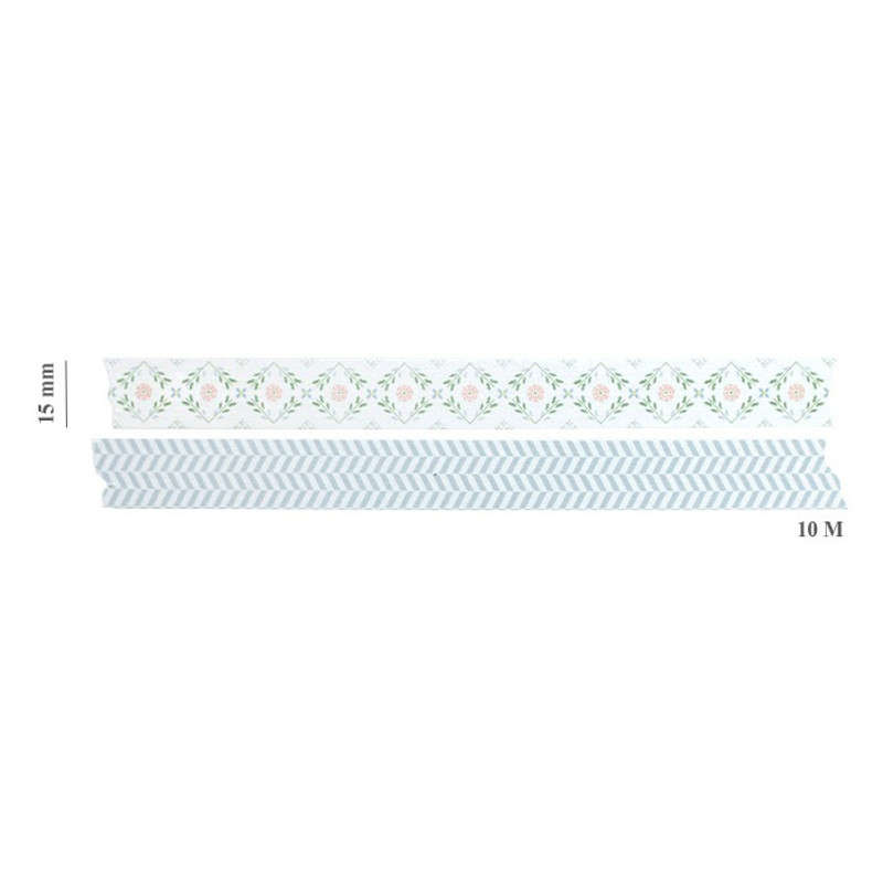 0.59"X11yd pattern washi masking tape set 12 0.59"X11yd pattern washi masking tape set 12