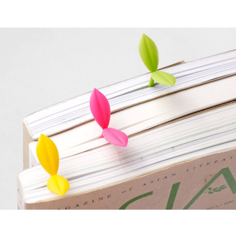Sprout soft bookmark