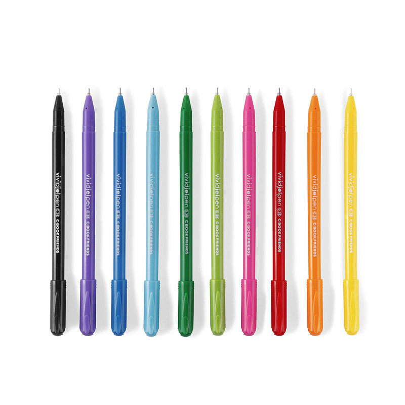 Rainbow vivid color gel pen 0.38mm