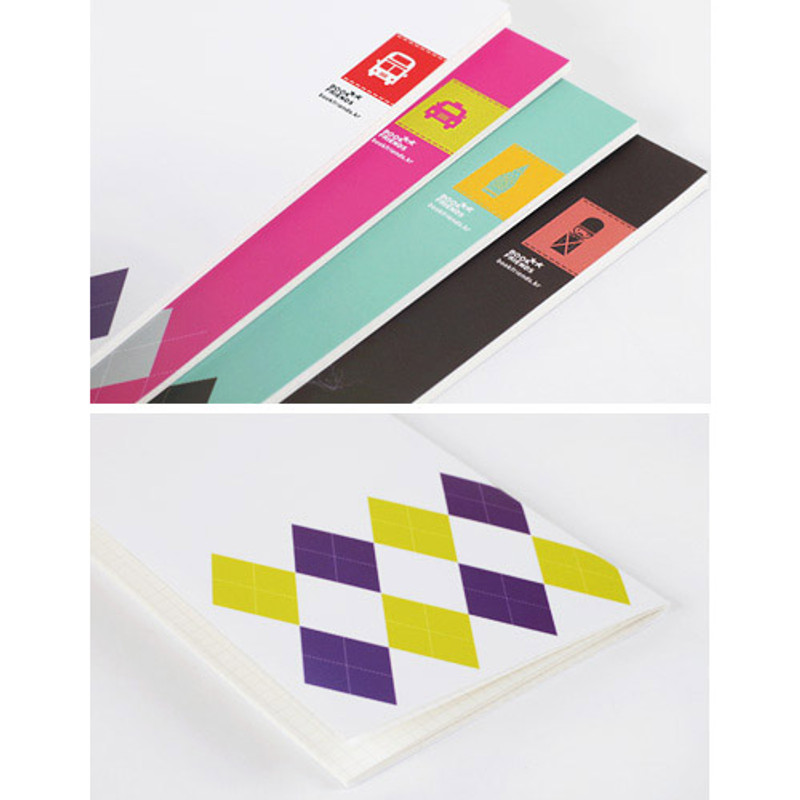 My only special argyle pattern notebook