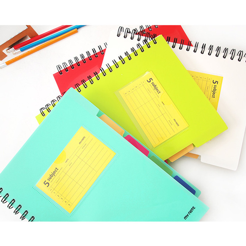 Color index wirebound my lined notebook