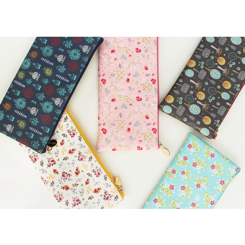 Blossom garden zipper pencil case Blossom garden zipper pencil case