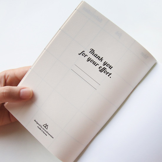 Second mansion weekly small notebook