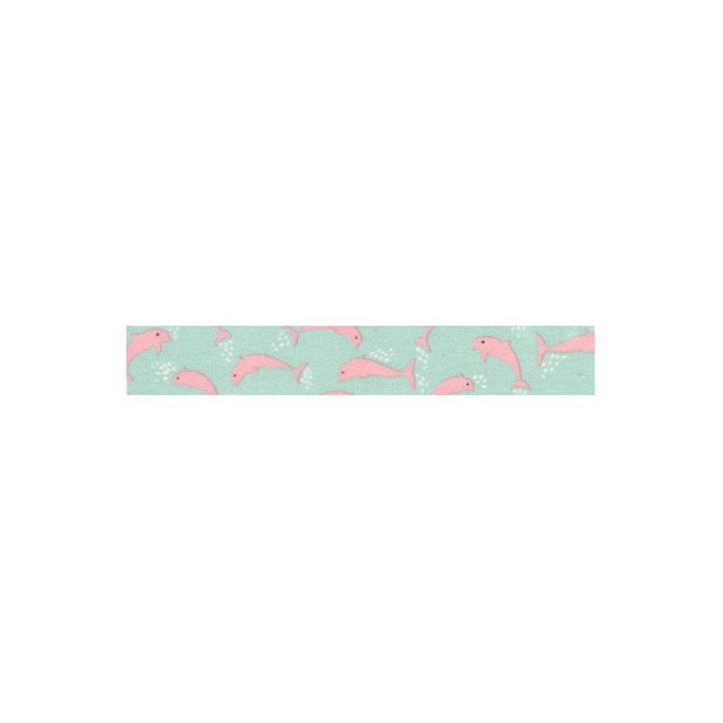Pink dolphin Single Washi Masking Tape Pink dolphin Single Washi Masking Tape