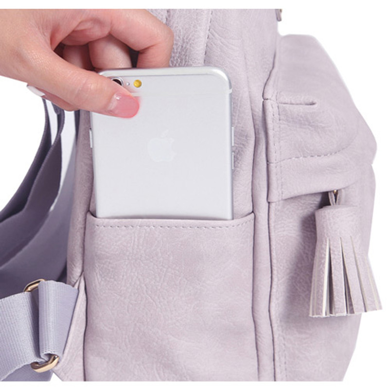 Side pocket - Nuevo cute leather backpack