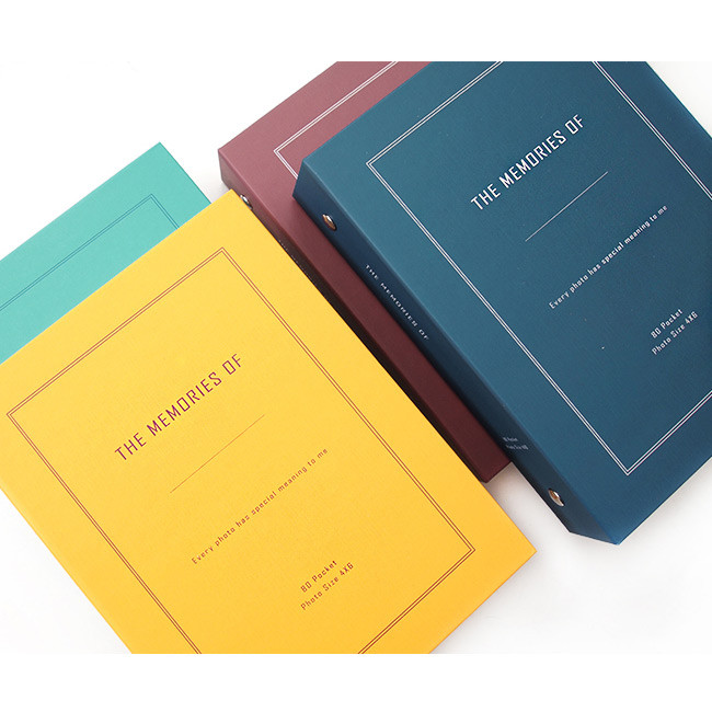 The memory of 4X6 slip in pocket photo album