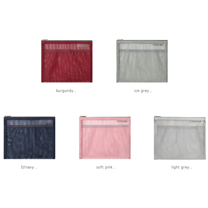 Colors of Travelus Medium slim mesh pouch ver.3 Colors of Travelus Medium slim mesh pouch ver.3
