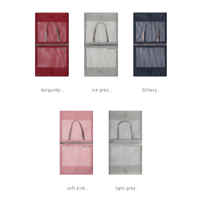 Colors of Travelus long mesh pouch ver.3