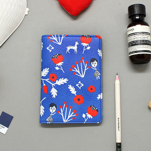 Aurore and deer passport cover holder ver.3