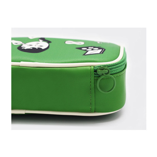 Aurore makeup khaki block small pouch