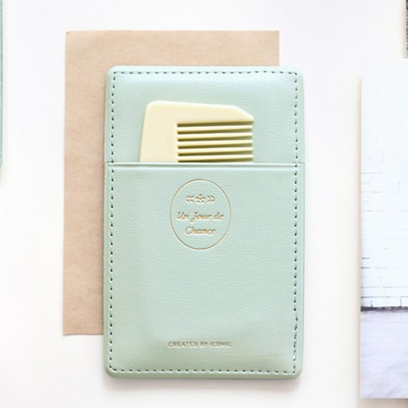 Vintage mint - Classic handy comb and mirror