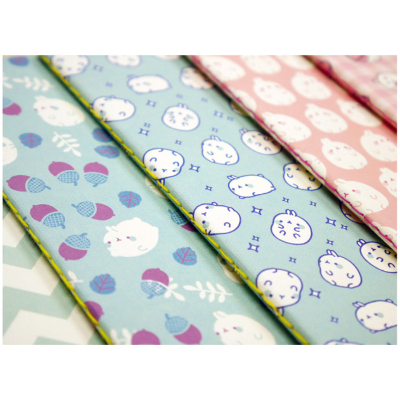 Molang pattern lined notebook ver.1 Molang pattern lined notebook ver.1