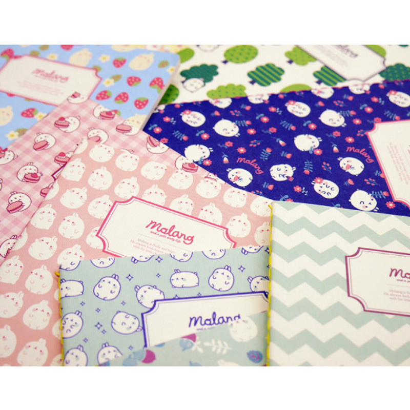 Molang pattern lined notebook ver.1 Molang pattern lined notebook ver.1