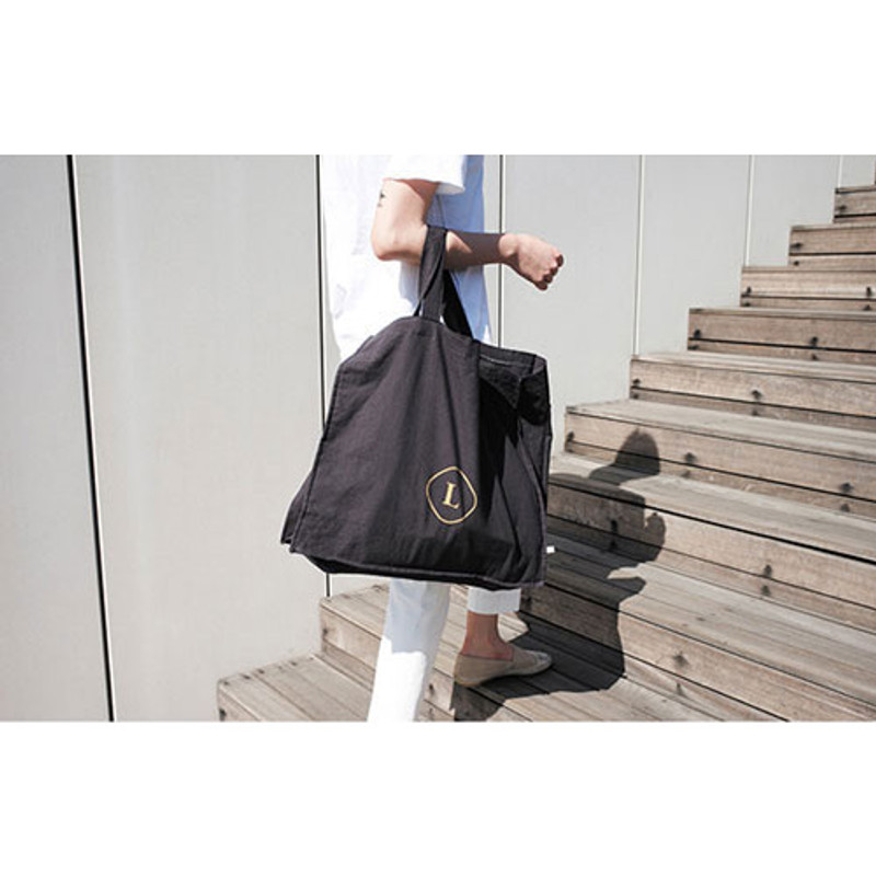 Invite.L Linen 3 rectangle eco tote bag Invite.L Linen 3 rectangle eco tote bag