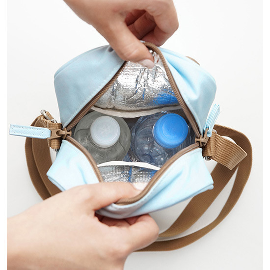 Sky blue - Walking cooler crossbody shoulder bag