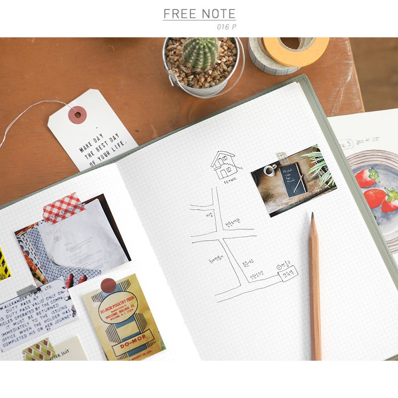 Free note - 2016 Iconic large monthly dated planner