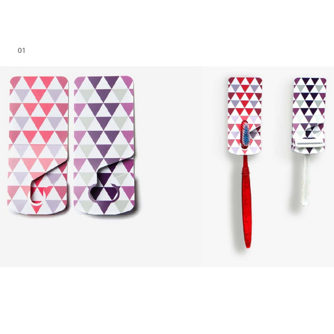 01 - Pattern bathroom & desk adhesive tape hanger