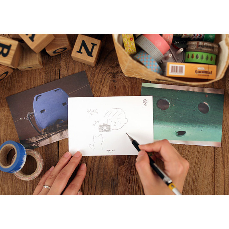 Smile photo postcard set Smile photo postcard set