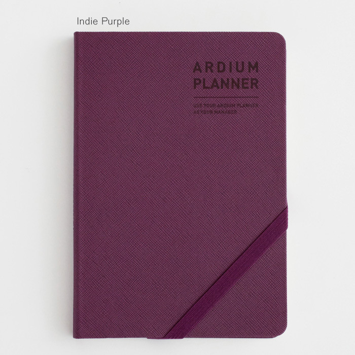 Indie purple - 2016 Simple dated medium planner