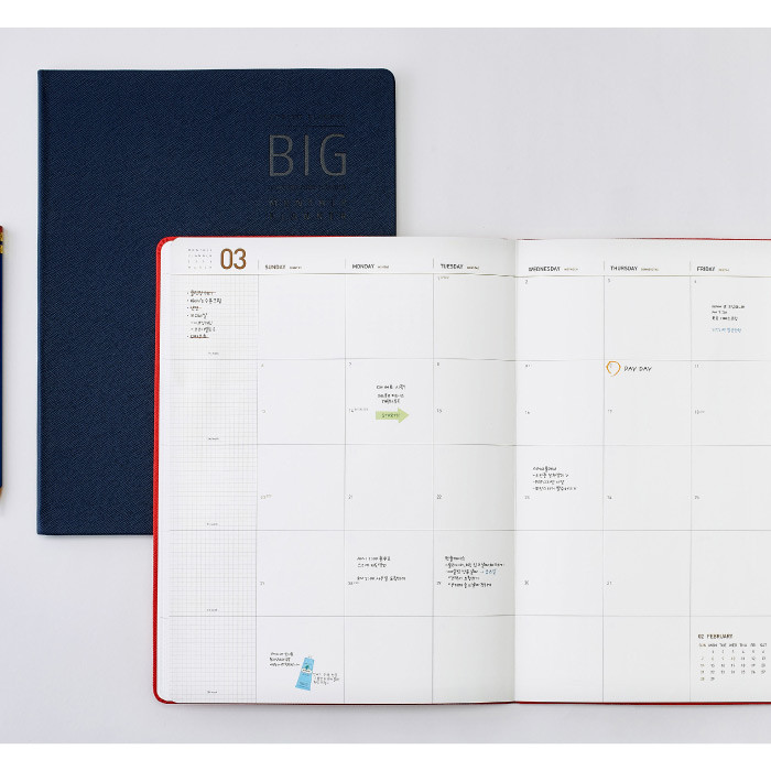 2016 Premium big monthly dated planer