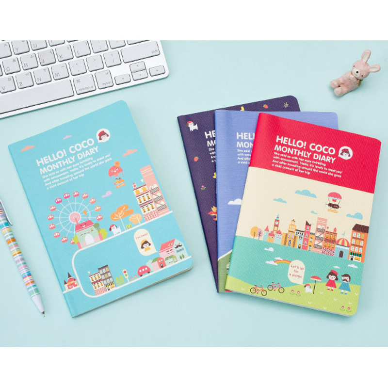 2016 Ardium Hello coco monthly dated diary