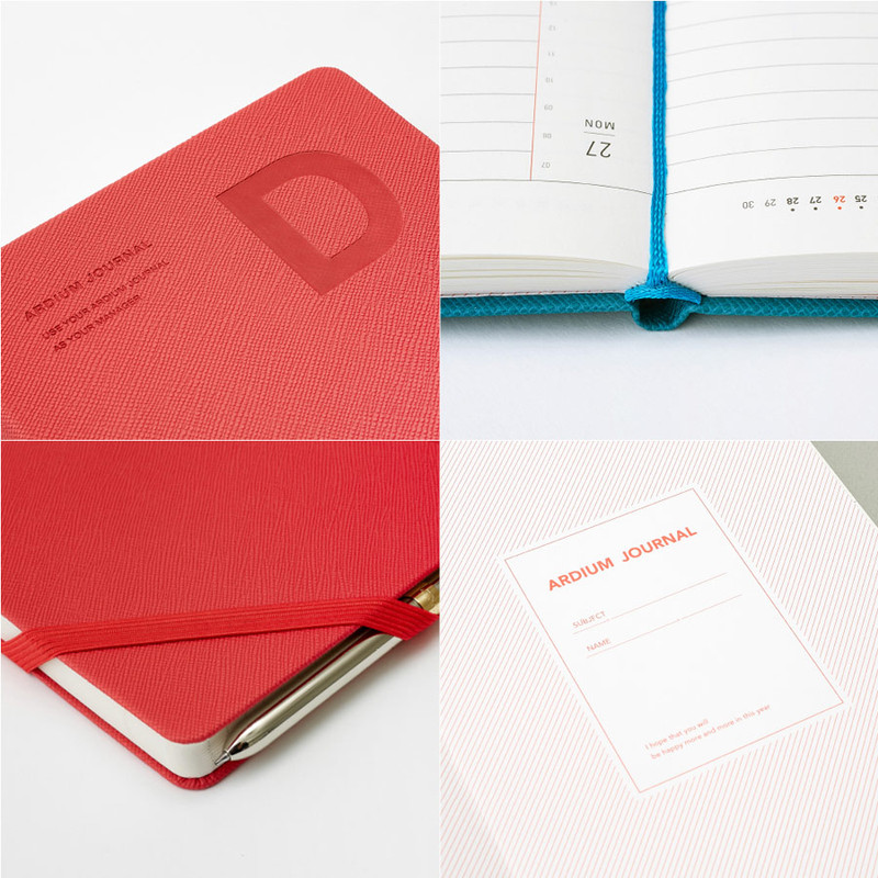 Detail of 2016 Simple D dated daily journal